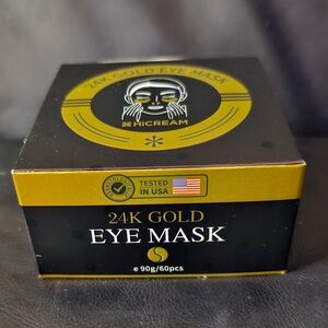 24K Gold Eye Mask by HiCream 60 Pieces New In Box Full Size 90g
